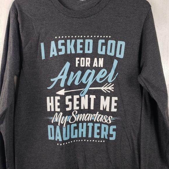 port and company long sleeve graphic t-shirt women's size small - Picture 2 of 10